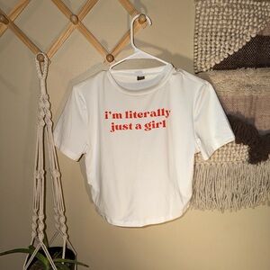 SHEIN White Crop Top